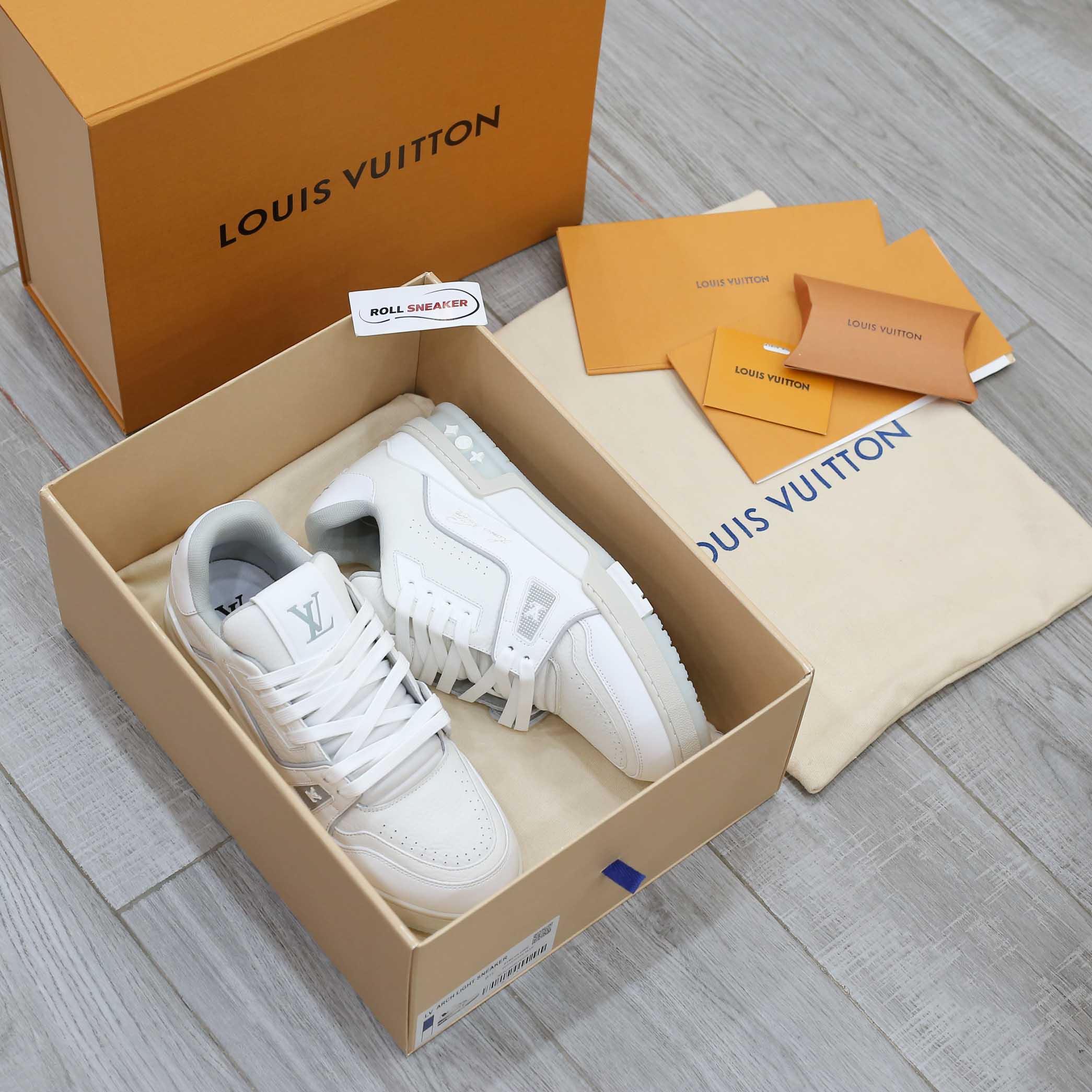 Louis Vuitton Lv Trainer #54 Signature White 