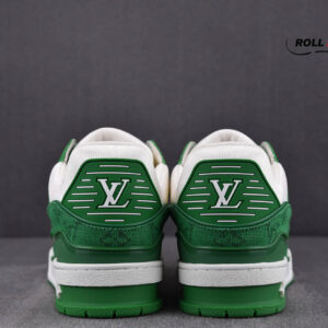 Louis Vuitton LV Trainer Green Monogram Denim