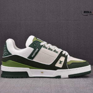 Louis Vuitton LV Trainer Kaki Trơn 2023