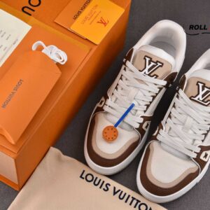 Louis Vuitton LV Trainer Moka Trơn 2023