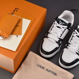 Louis Vuitton LV Trainer Monogram Denim Black