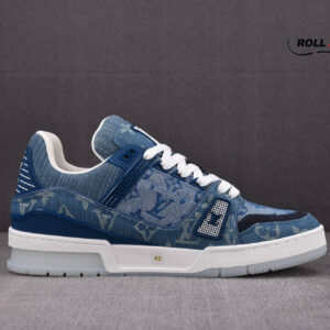 Louis Vuitton LV Trainer Monogram Denim Blue