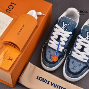 Louis Vuitton LV Trainer Monogram Denim Blue