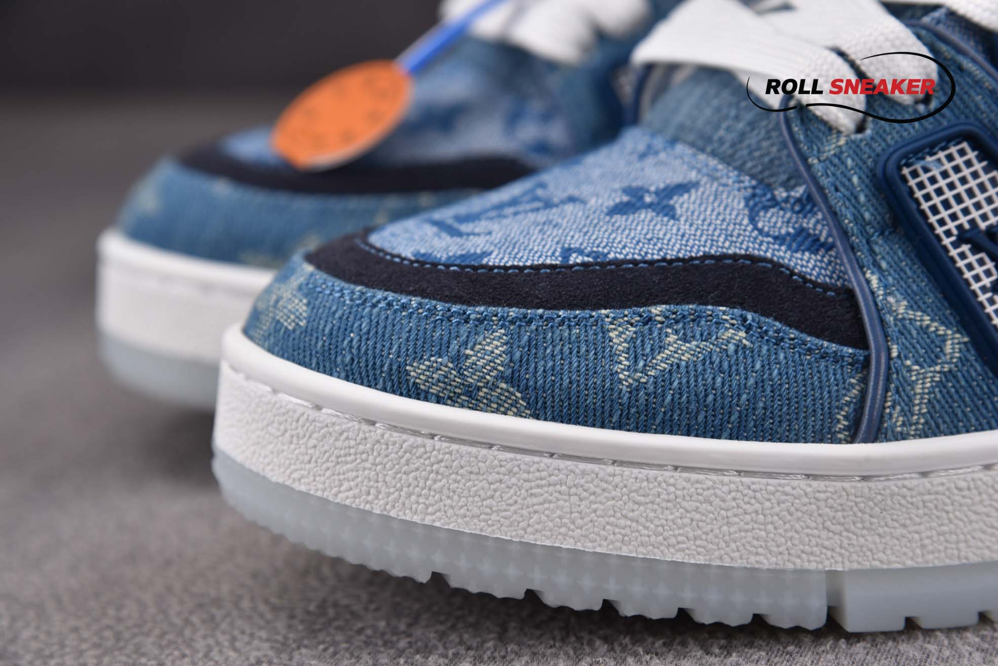 Louis Vuitton LV Trainer Monogram Denim Blue 