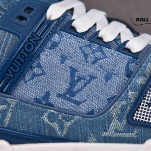 Louis Vuitton LV Trainer Monogram Denim Blue