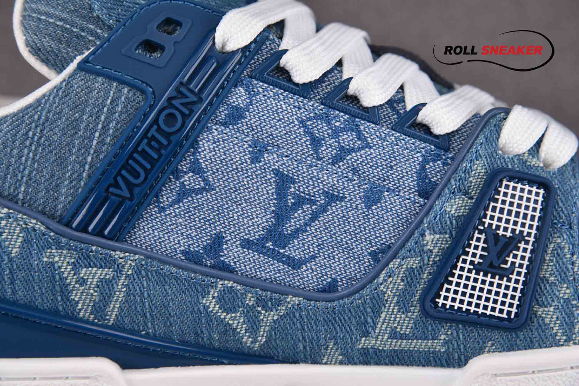 Louis Vuitton LV Trainer Monogram Denim Blue 