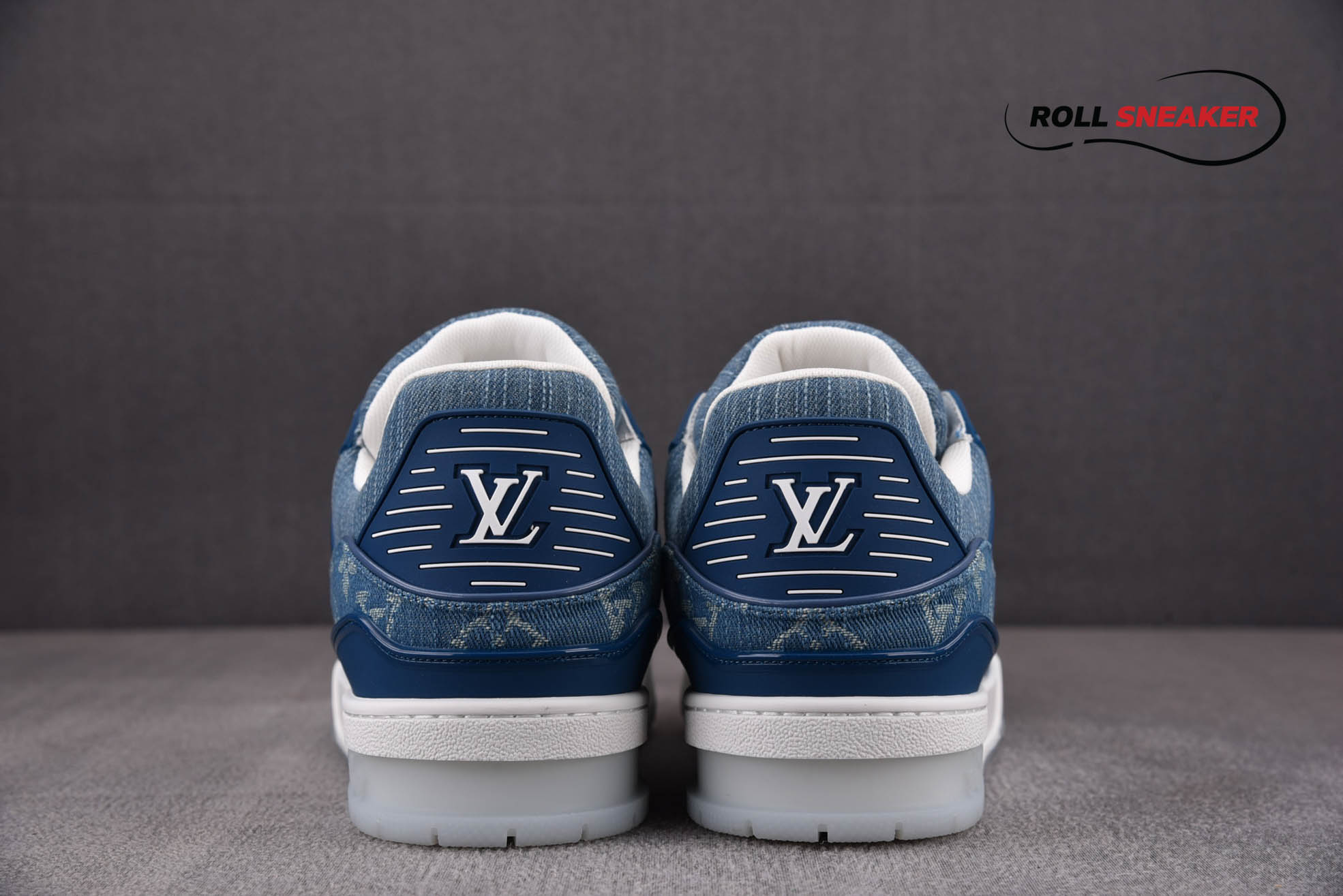 Louis Vuitton LV Trainer Monogram Denim Blue 