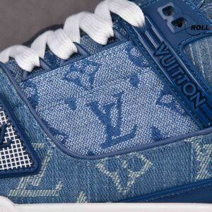 Louis Vuitton LV Trainer Monogram Denim Blue