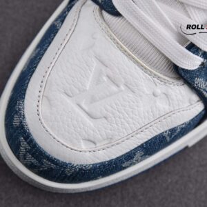 Louis Vuitton LV Trainer Monogram Denim White Blue