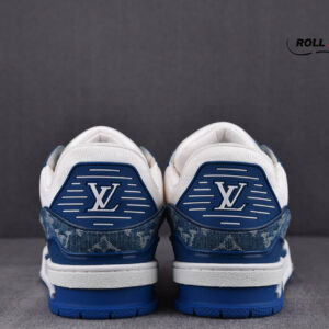 Louis Vuitton LV Trainer Monogram Denim White Blue