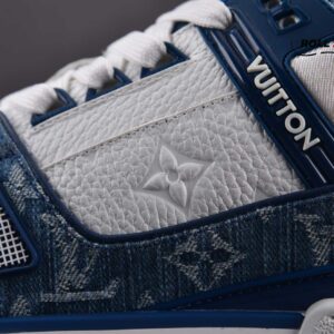 Louis Vuitton LV Trainer Monogram Denim White Blue