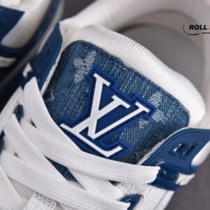 Louis Vuitton LV Trainer Monogram Denim White Blue