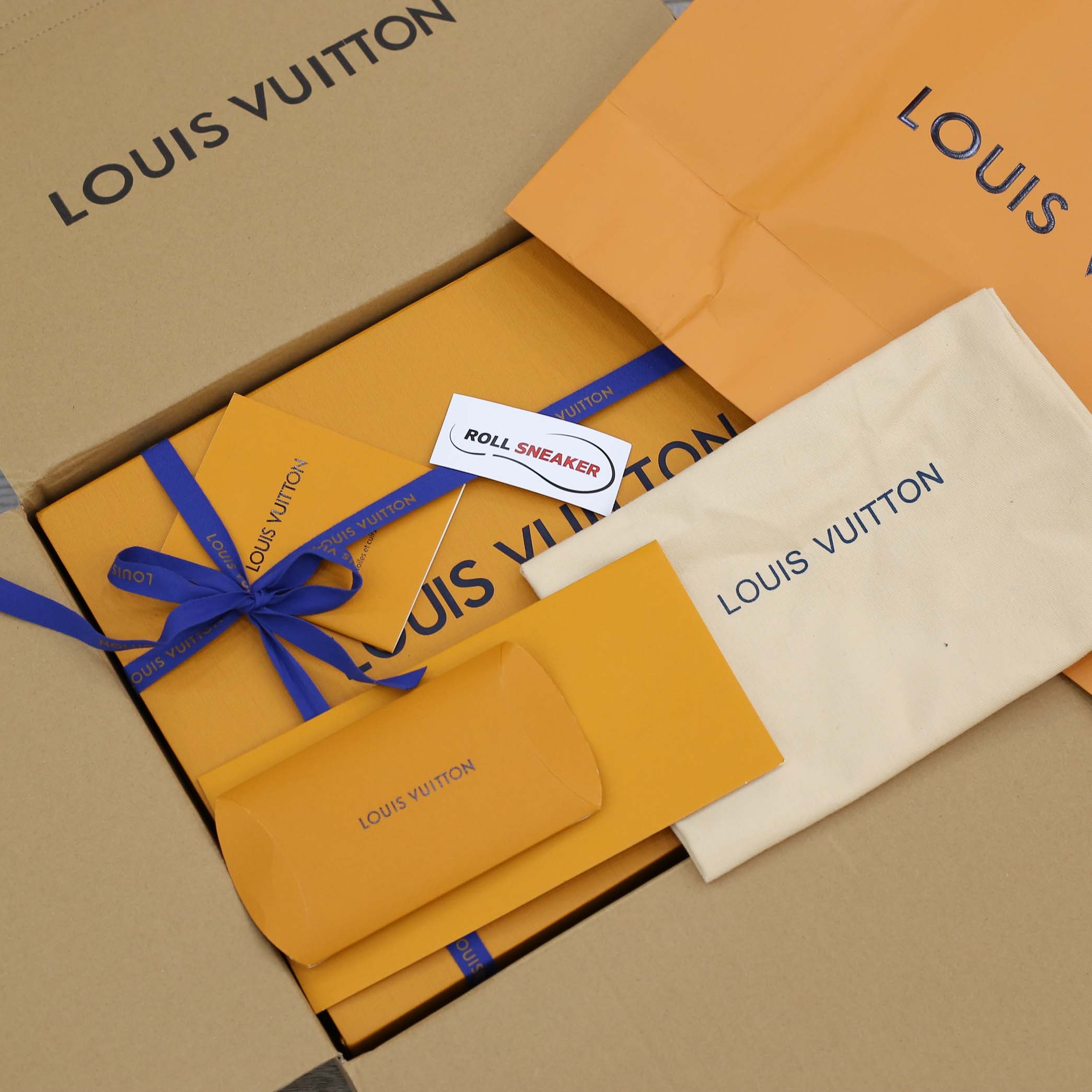 Louis Vuitton LV Trainer Monogram Denim White Blue 