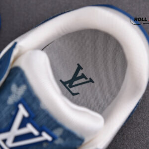 Louis Vuitton LV Trainer Monogram Denim White Blue