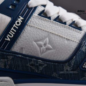 Louis Vuitton LV Trainer Monogram Denim White Blue