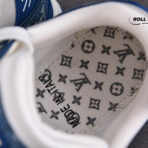 Louis Vuitton LV Trainer Monogram Denim White Blue