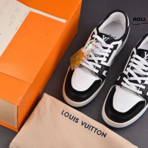 Louis Vuitton Lv Trainer White Black Blue