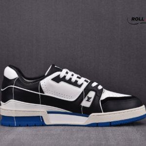 Louis Vuitton Lv Trainer White Black Blue