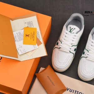 Louis Vuitton LV Trainers ‘White Green’