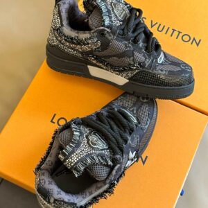 Louis Vuitton Skate Trainer Black Swarovski Monogran