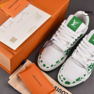 Louis Vuitton Trainer LV x Yk Yayoi Kusama Green