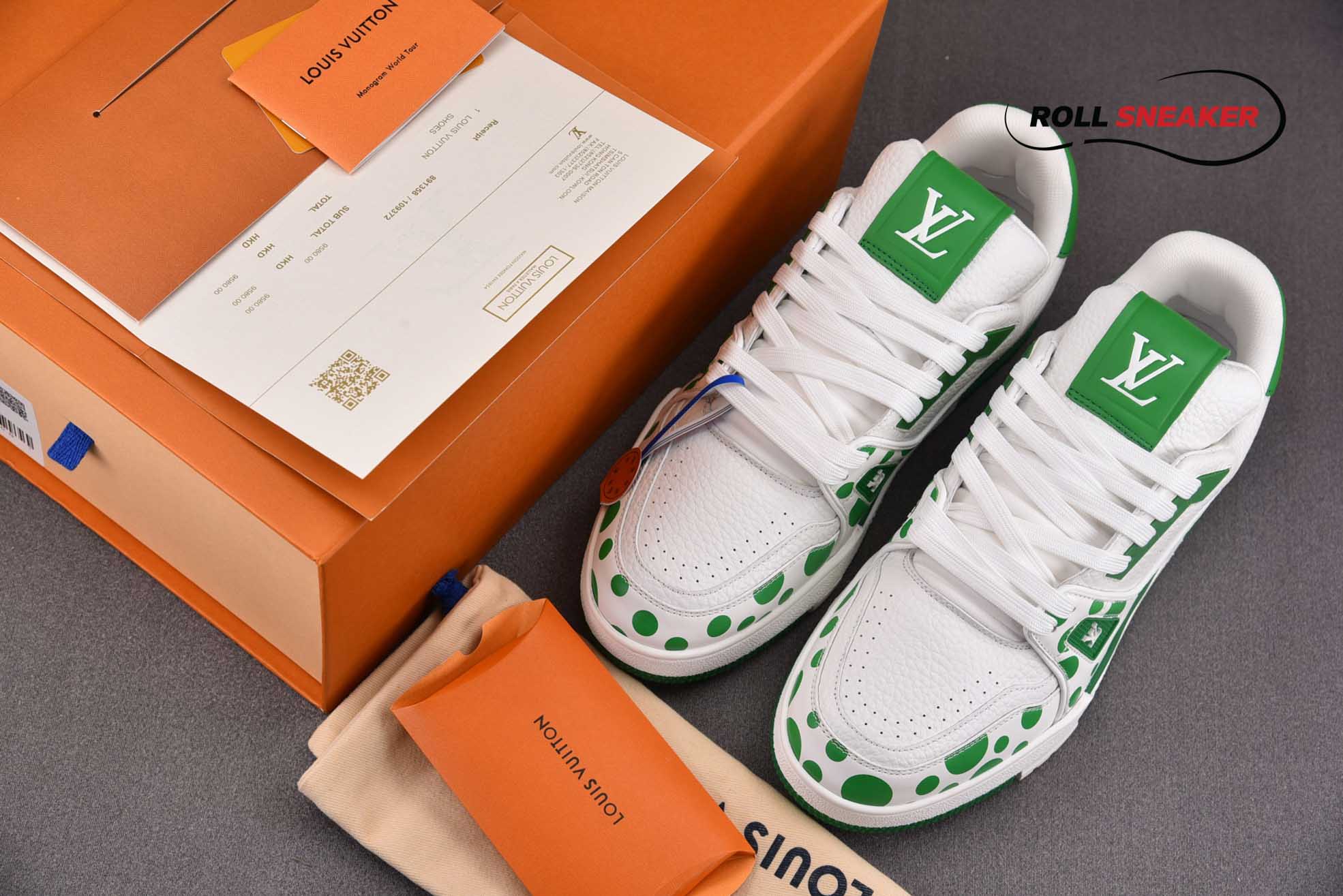 Louis Vuitton Trainer LV x Yk Yayoi Kusama Green 