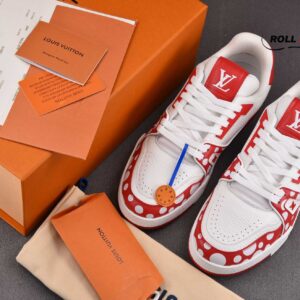 Louis Vuitton Trainer LV x Yk Yayoi Kusama Red