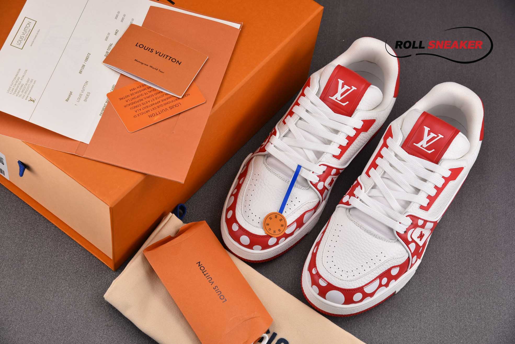 Louis Vuitton Trainer LV x Yk Yayoi Kusama Red 