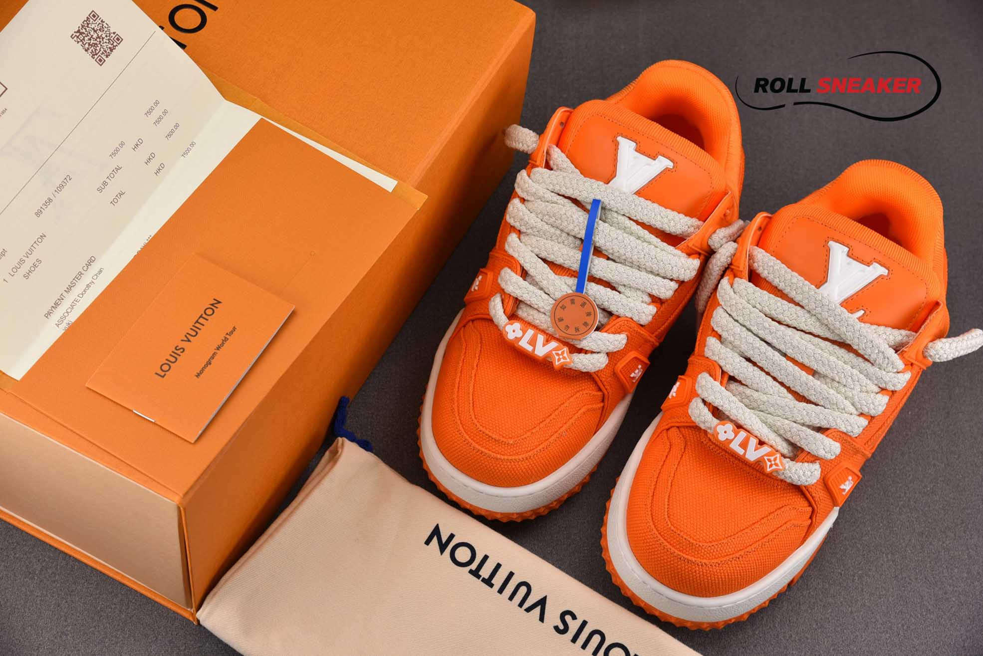Louis Vuitton Trainer Maxi Orange Full
