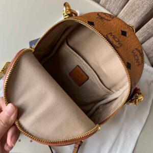 MCM Patricia Backpack Visetos Cognac