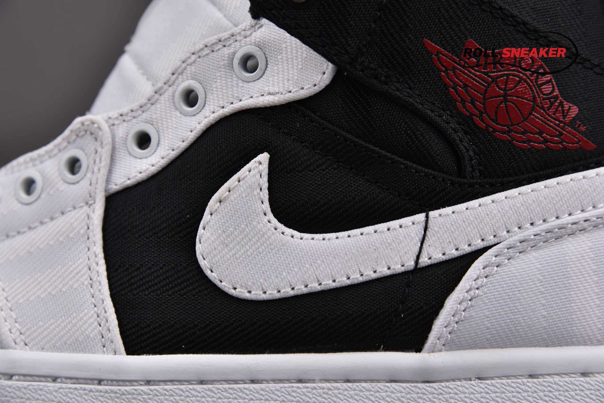 Nike Wmns Air Jordan 1 Mid SE Utility ‘White Black Gym Red’