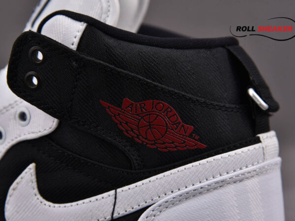 Nike Wmns Air Jordan 1 Mid SE Utility ‘White Black Gym Red’