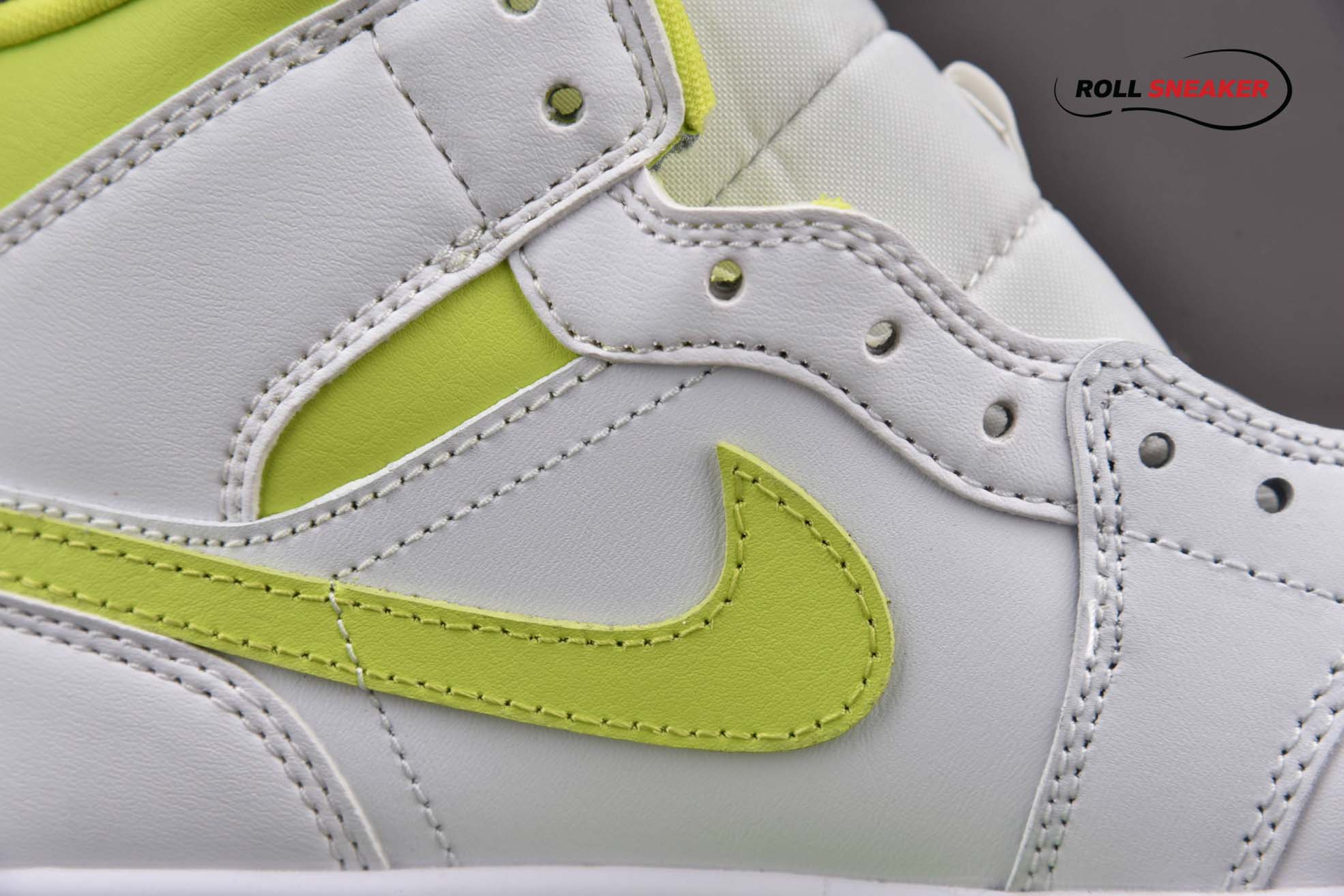 Nike Wmns Air Jordan 1 Mid 'White Lime'