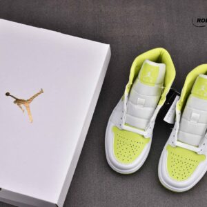 Nike Wmns Air Jordan 1 Mid 'White Lime'