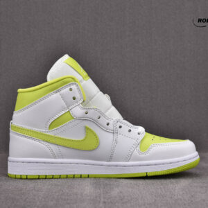 Nike Wmns Air Jordan 1 Mid 'White Lime'