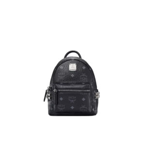 Balo MCM Stark Studs Backpack Visetos Black X Mini