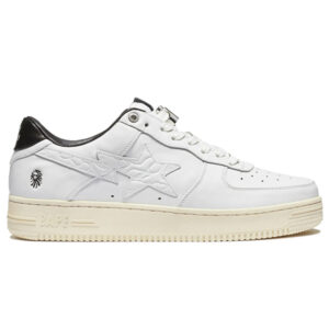 A Bathing Ape Bape Sta Black White Silver