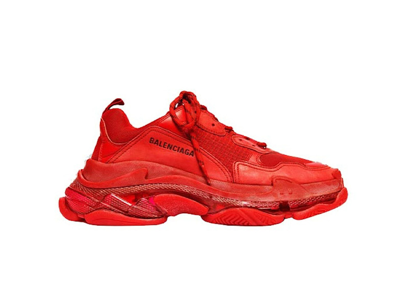 Balenciaga Triple S Red Clear Sole