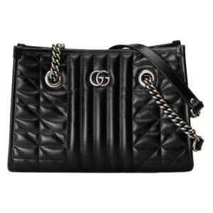 Túi Gucci GG Marmont Quilted Medium Shoulder Bag Black