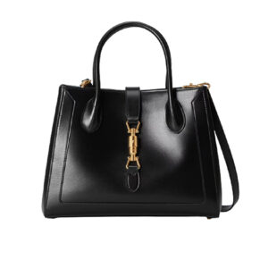 Túi Gucci Jackie 1961 Medium Tote Bag Black Leather