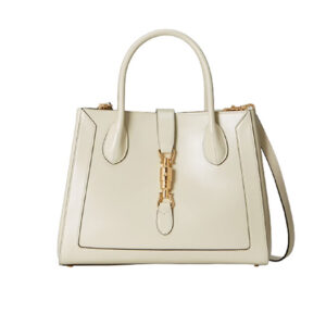 Túi Gucci Jackie 1961 Medium Tote Bag White Leather