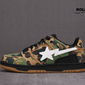 A Bathing Ape Bape SK8 Sta ABC Camo Green