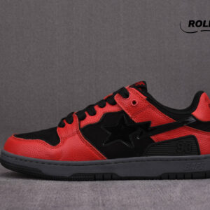 A Bathing Ape Bape SK8 Sta Red Black