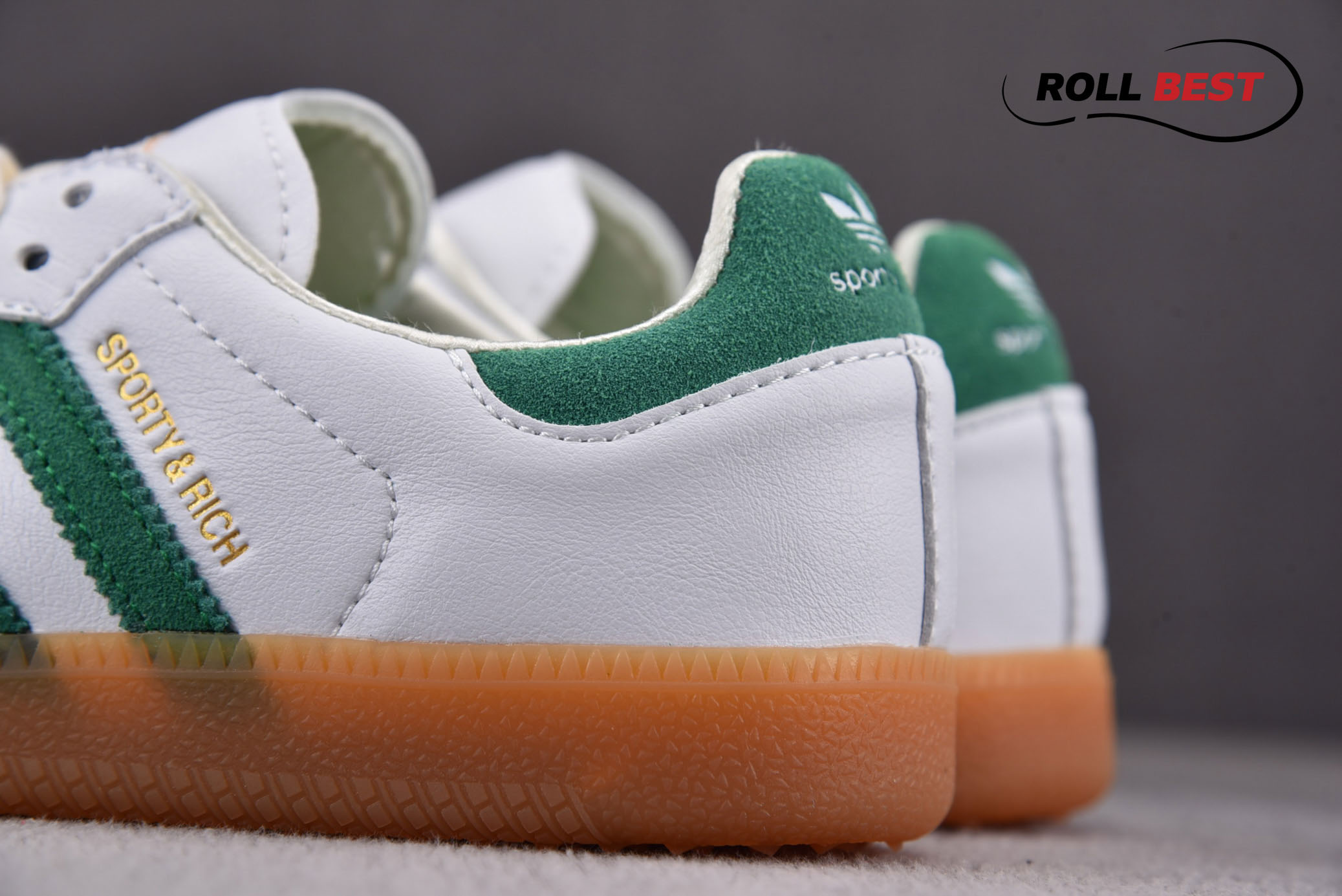 Adidas Samba OG x Sporty & Rich White Green