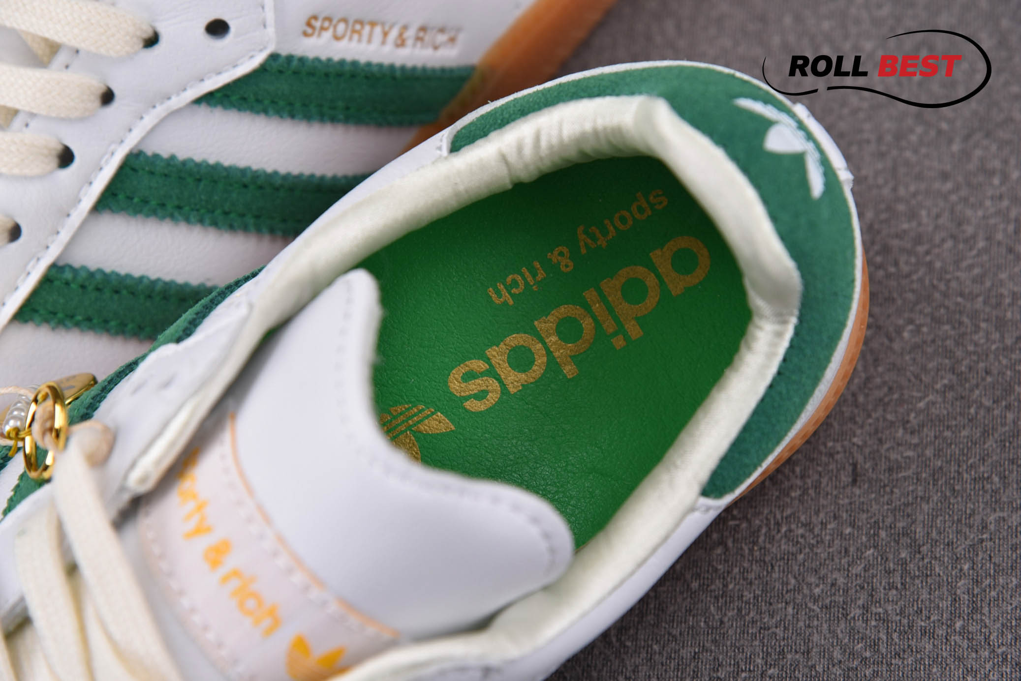 Adidas Samba OG x Sporty & Rich White Green