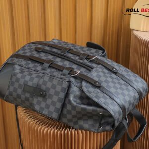 Ba Lô LV Christopher MM Monogram Eclipse Canvas Đen Đậm