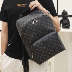 Ba Lô LV Discovery Backpack PM Monogram Eclipse Canvas Đen