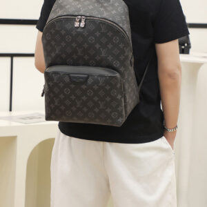 Ba Lô LV Discovery Backpack PM Monogram Eclipse Canvas Đen