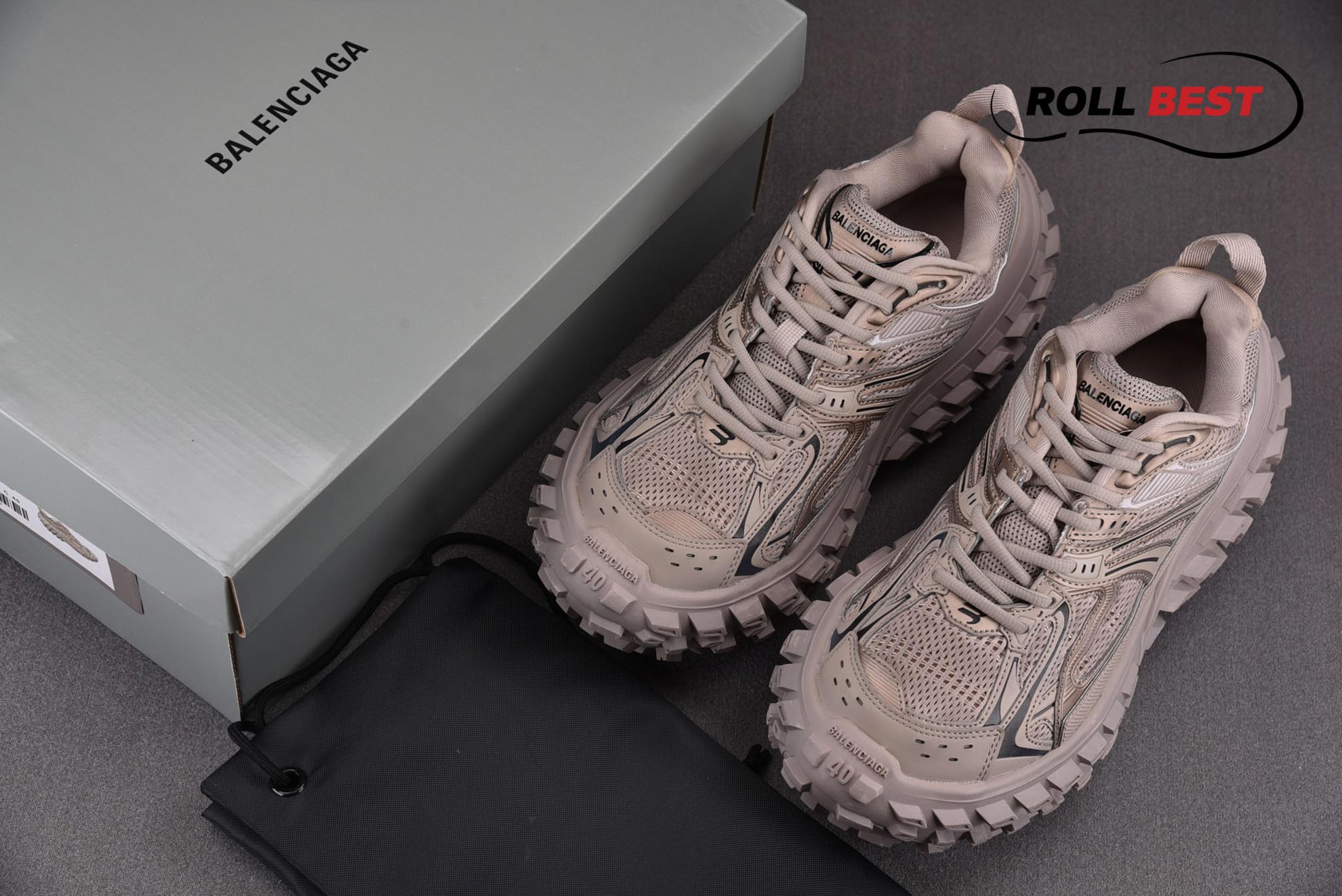 Balenciaga Defender Beige Màu Kem