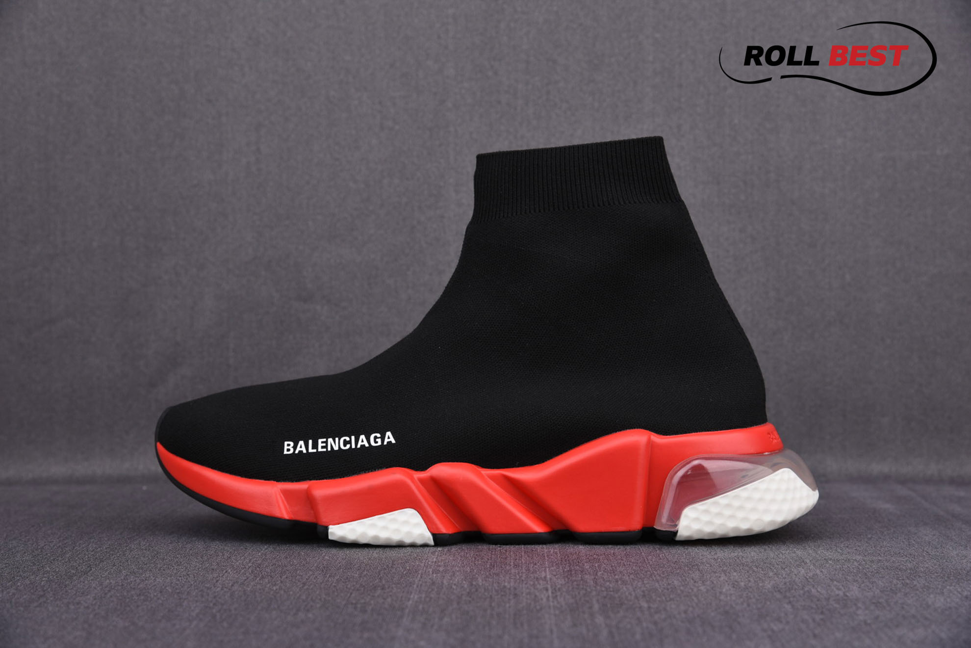 Balenciaga Speed Clear Sole ‘Black Red’